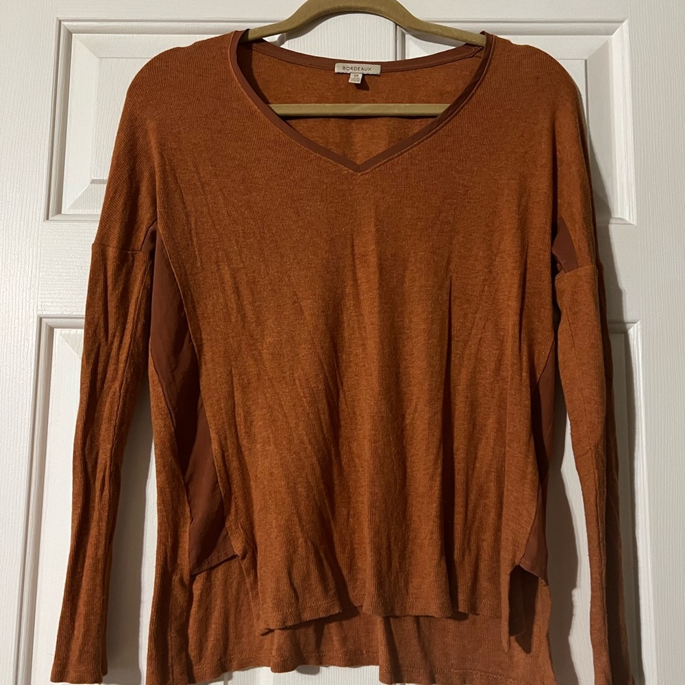 Women’s Bordeaux long sleeve top